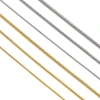 Dongguan titanium steel jewelry stainless steel necklace, fashionable and non-fading snake bone chain, 18K gold-plated round snake chain, titanium steel plain chain details Picture